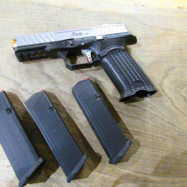 BUL Axe Tomahawk Full Size 9x19 silver